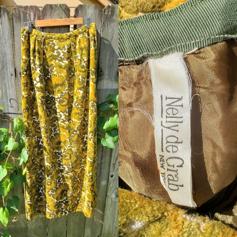 Vintage high waisted maxi skirt